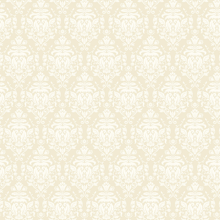 Ambleside Cream Damask Fabric – Riley Blake Designs | Yardage