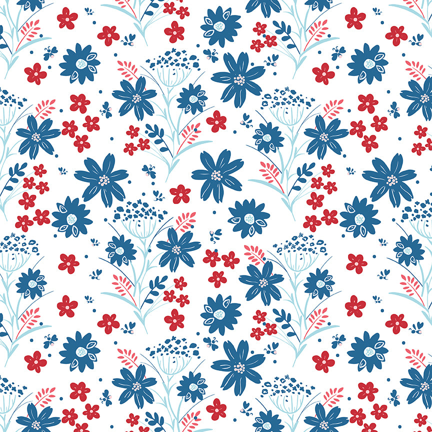 PREORDER Brightly Quilt Backing Kit – Firework Fields by Gracey Larsen