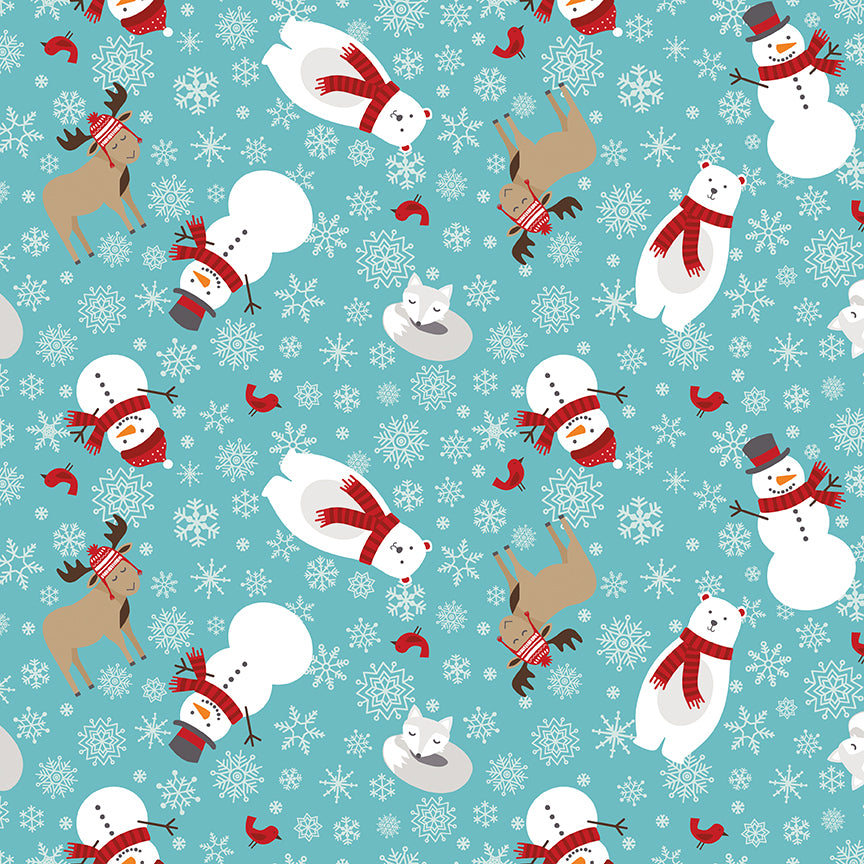 Dakota Quilt Kit Backing Set | A Perfect Winter | 1½ Yards | 50% Deposit Preorder | July 2026