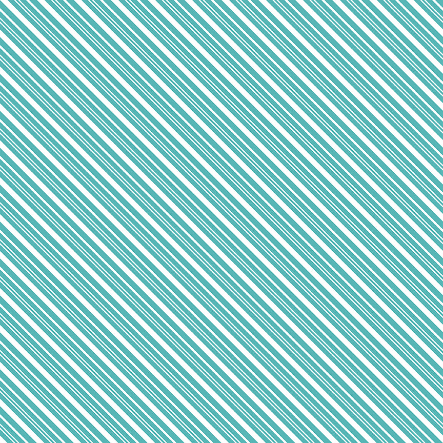 A Perfect Winter Diagonal Stripe Fabric – Blue Yardage by Lori Whitlock for Riley Blake Designs | C17995-BLUE