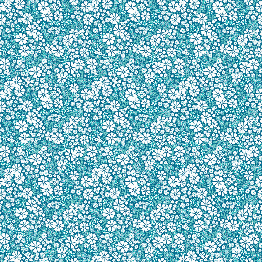 Chasing Rainbows Floral Fabric – Paradise Yardage by Leslie Ryan for Riley Blake Designs | C18013-PARADISE