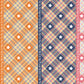 Dear Sweethearts Alphabet & Plaid Stripe Yardage – Multi | American Jane | In Stock