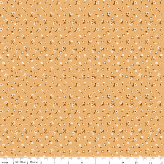 Lori Holt Denim & Daisy Meadow Daisy – Flower Stems & Dots – C18142-DAISY