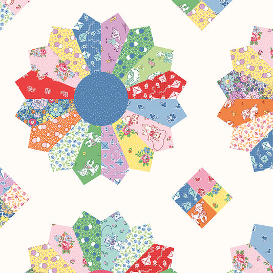 Tangled Quilt Kit Backing Set – Traditional 30’s 5 Yards C18249 Multi – Preorder Oct 2026