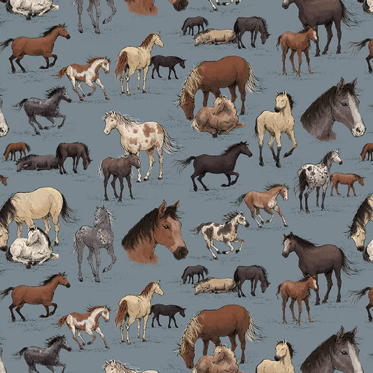 Home Awaits Twin Quilt Backing Set featuring Horseshoe Creek by RBD Designers – 5½ Yards - 50% Deposit December 2026 Preorder