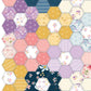 Sweet As Honey Grandmother’s Flower Garden Multi Yardage Fabric | Riley Blake Designs C18547-MULTI