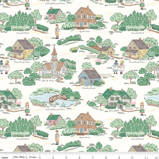Anne with an E Scenic Backing Set (4 2/3 yards) Reservation – 50% Deposit Preorder – February 2027 Arrival