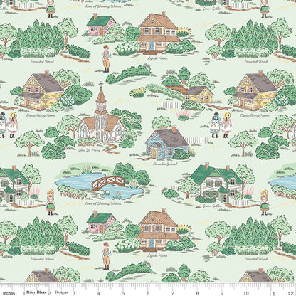 Anne with an E Scenic Backing Set (4 2/3 yards) Reservation – 50% Deposit Preorder – February 2027 Arrival