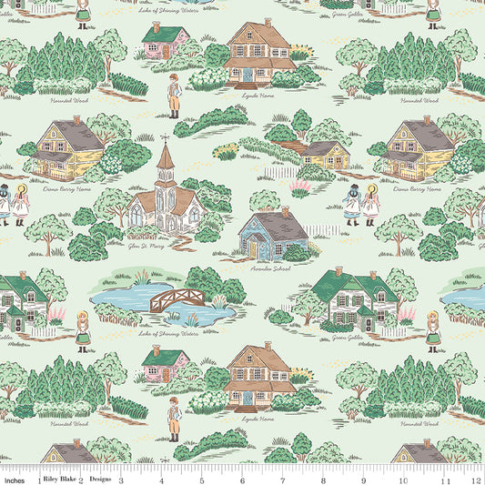 Anne with an E Scenic Backing Set (4 2/3 yards) Reservation – 50% Deposit Preorder – February 2027 Arrival