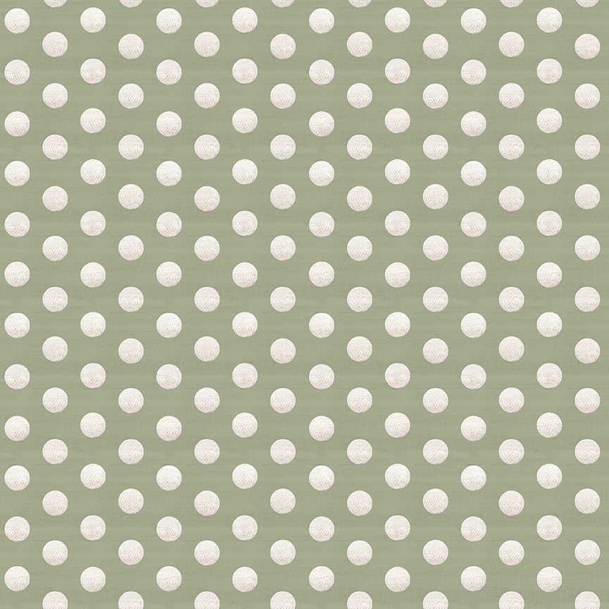 Greens & Fairways Golf Balls Green Fabric by Tara Reed for Riley Blake Designs - January 2027 Preorder