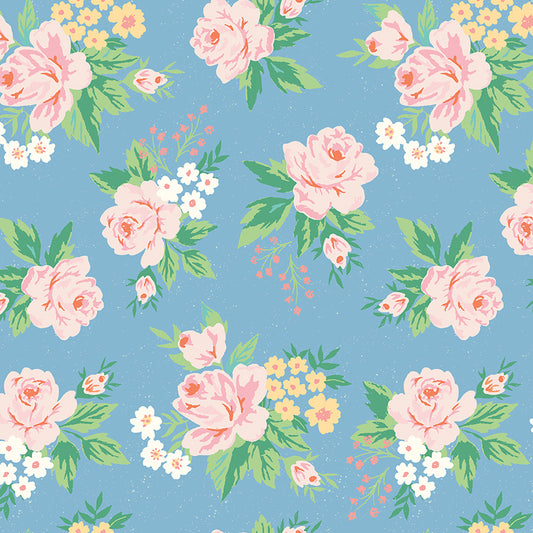 Spring Meadows Floral Backing Set – Celestial – 5 1/2 Yard Add-On – 50% Deposit February 2027 Preorder