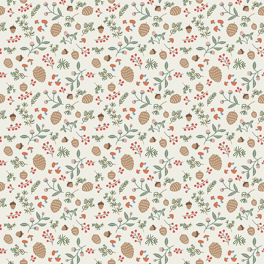 Paw Tracks Quilt Backing Set Featuring Upper Pines by Deena Rutter for Riley Blake Designs - February 2027 Preorder