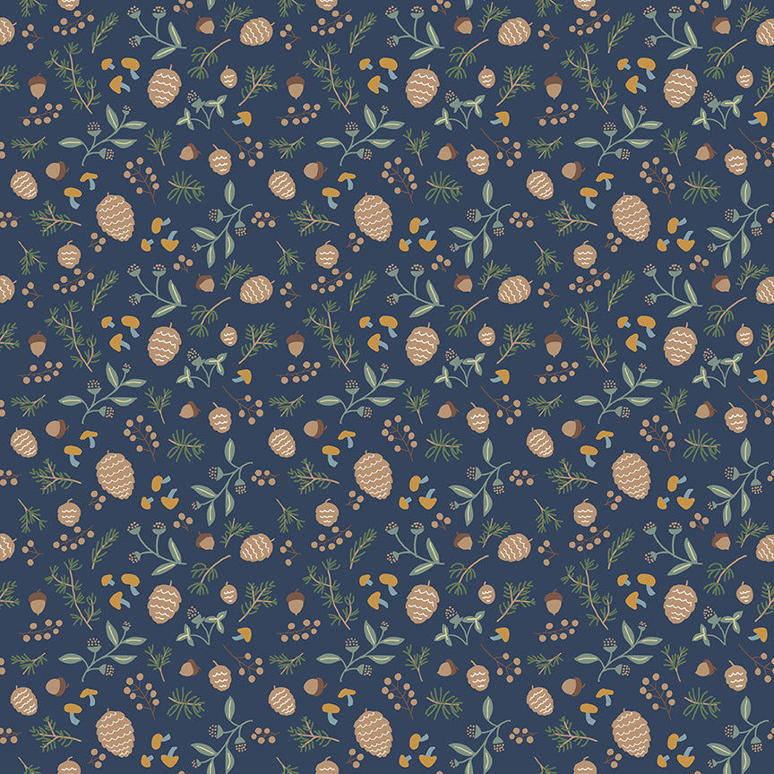 Paw Tracks Quilt Backing Set Featuring Upper Pines by Deena Rutter for Riley Blake Designs - February 2027 Preorder