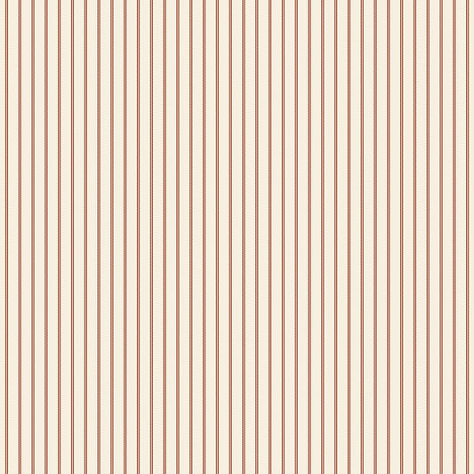 Tales of Yuletide Ticking Stripe – Cream | Laura Ashley | 50% Deposit Preorder | June 2027 | C19234-CREAM
