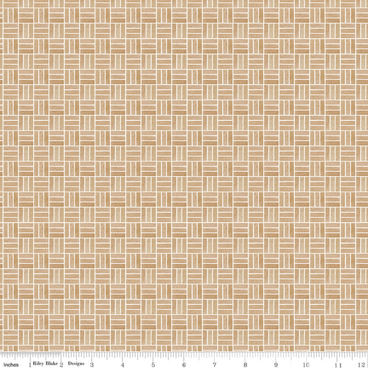Teresa Kogut Waddle's Christmas Weave Tan – Basket Weave – C19297-TAN – 50% Deposit May 2027 Preorder