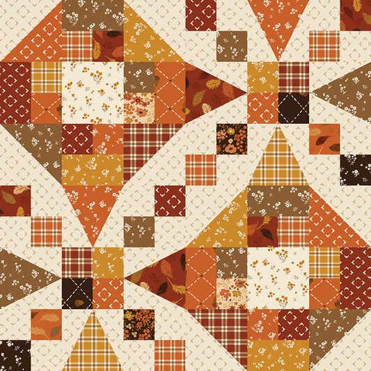 Acorn & Amber Fall Quilt Design Multi Yardage by Sandy Gervais | June 2027 Preorder | 50% Deposit