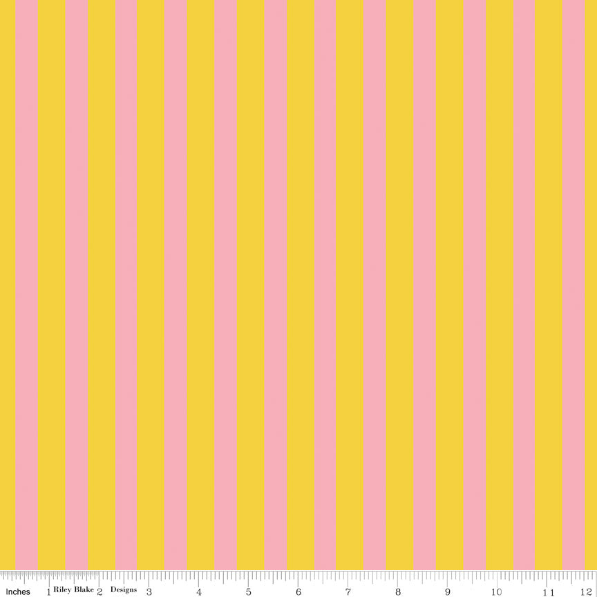 My Mind's Eye Citrus Kiss Stripe Yellow – 50% Deposit June 2027 Preorder