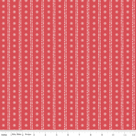 Echo Park Paper Co. Winnie-the-Pooh Christmas Stripes Red – 50% Deposit June 2027 Preorder