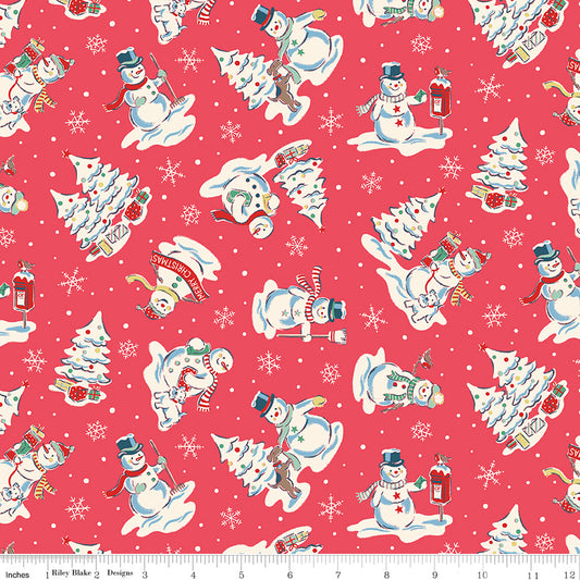 Cath Kidston Make Merry Snowman Red – 50% Deposit June 2027 Preorder