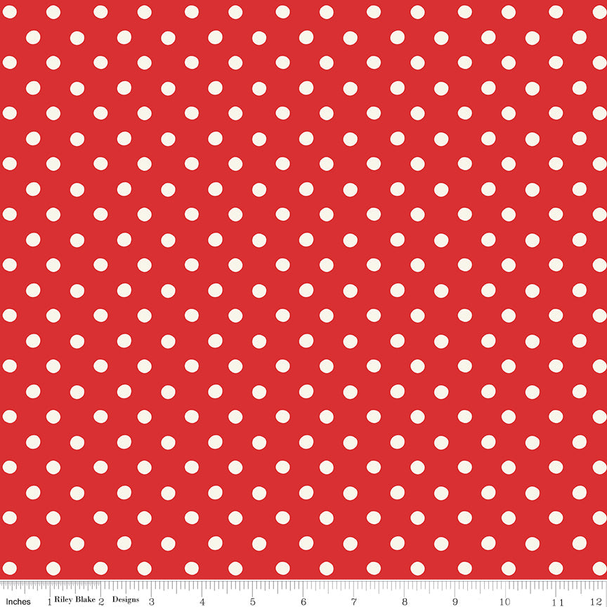 Cath Kidston Make Merry Button Spots Red – 50% Deposit June 2027 Preorder