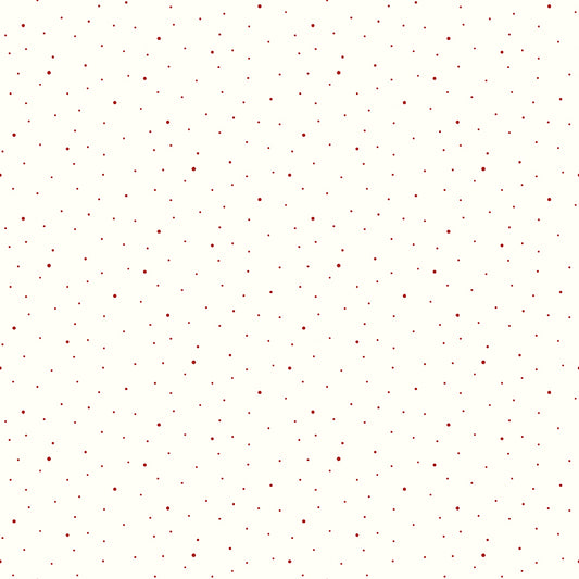 Dapple Dot Barn Red Yardage | Riley Blake Designs Basic | Sold by the Yard