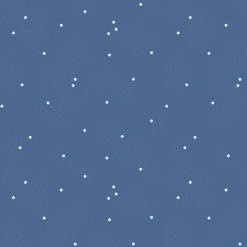 Make Believe Quilt Backing Set – Dapple Dot Denim Wide Back (2 5/8 Yards)