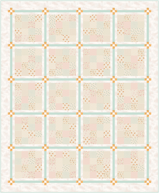 Chamomile Quilt Kit Reservation | Baked with Love by Lori Holt | 50% Deposit Preorder | 69" x 84"