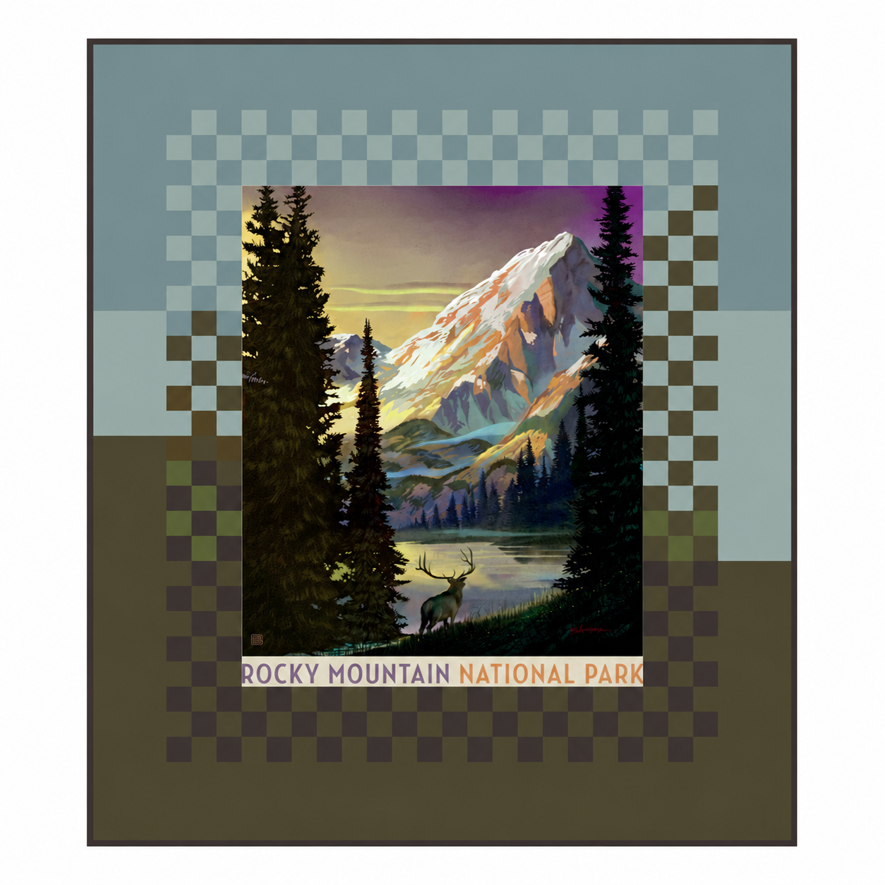 Rocky Mountain National Park Panel Quilt Kit | 50% Deposit Preorder | September 2026