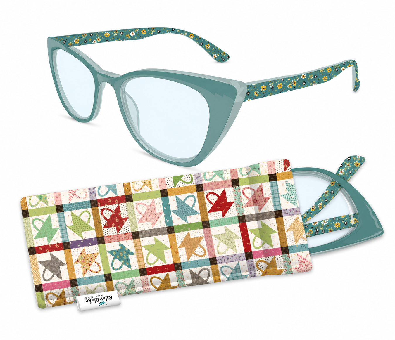 Stitchy Readers™ Vintage Style Reading Glasses +3.00 | Lori Holt | Bee in my Bonnet | In Stock
