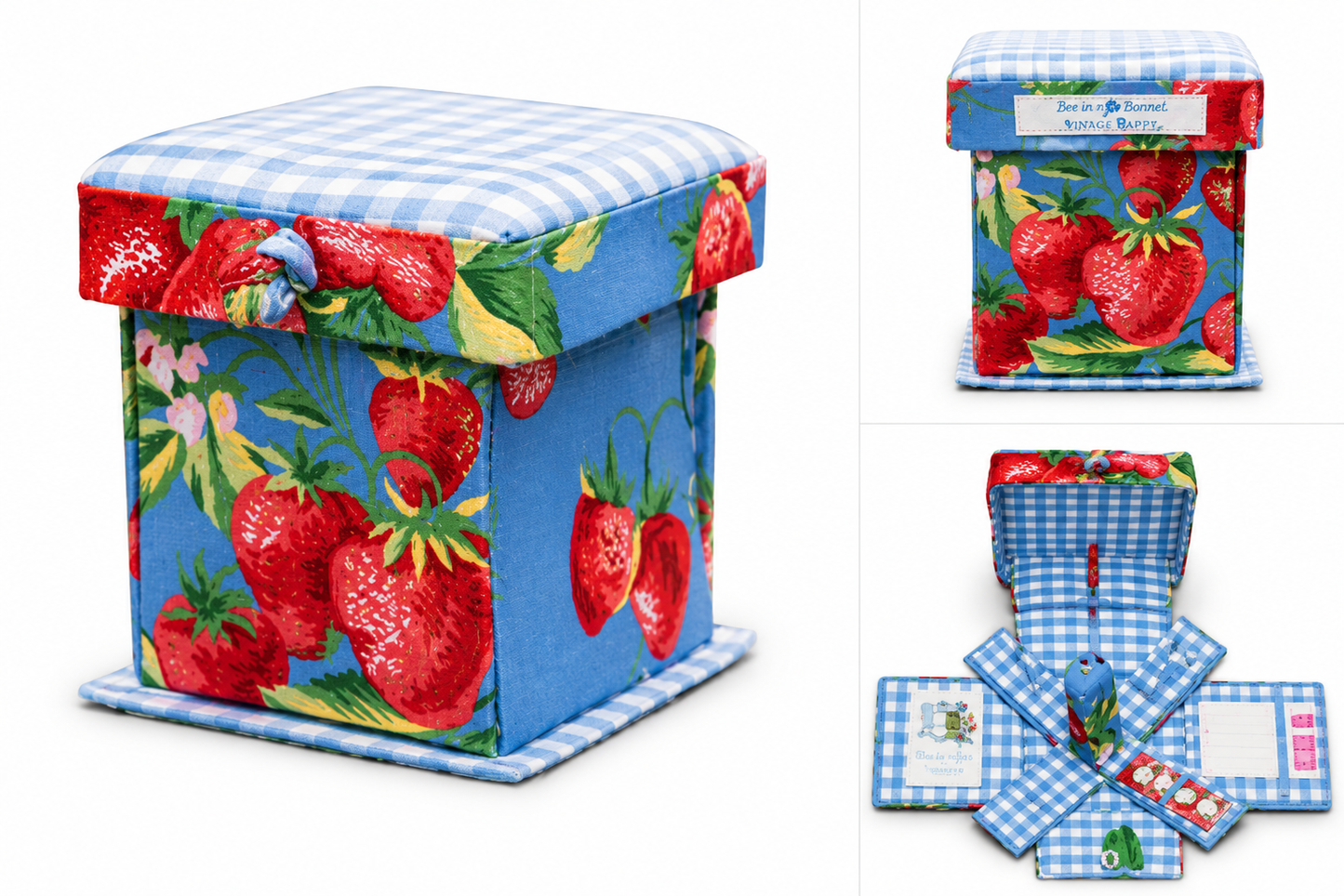 Strawberry Magic Sewing Box | April Cornell | Modern Prairie | In Stock
