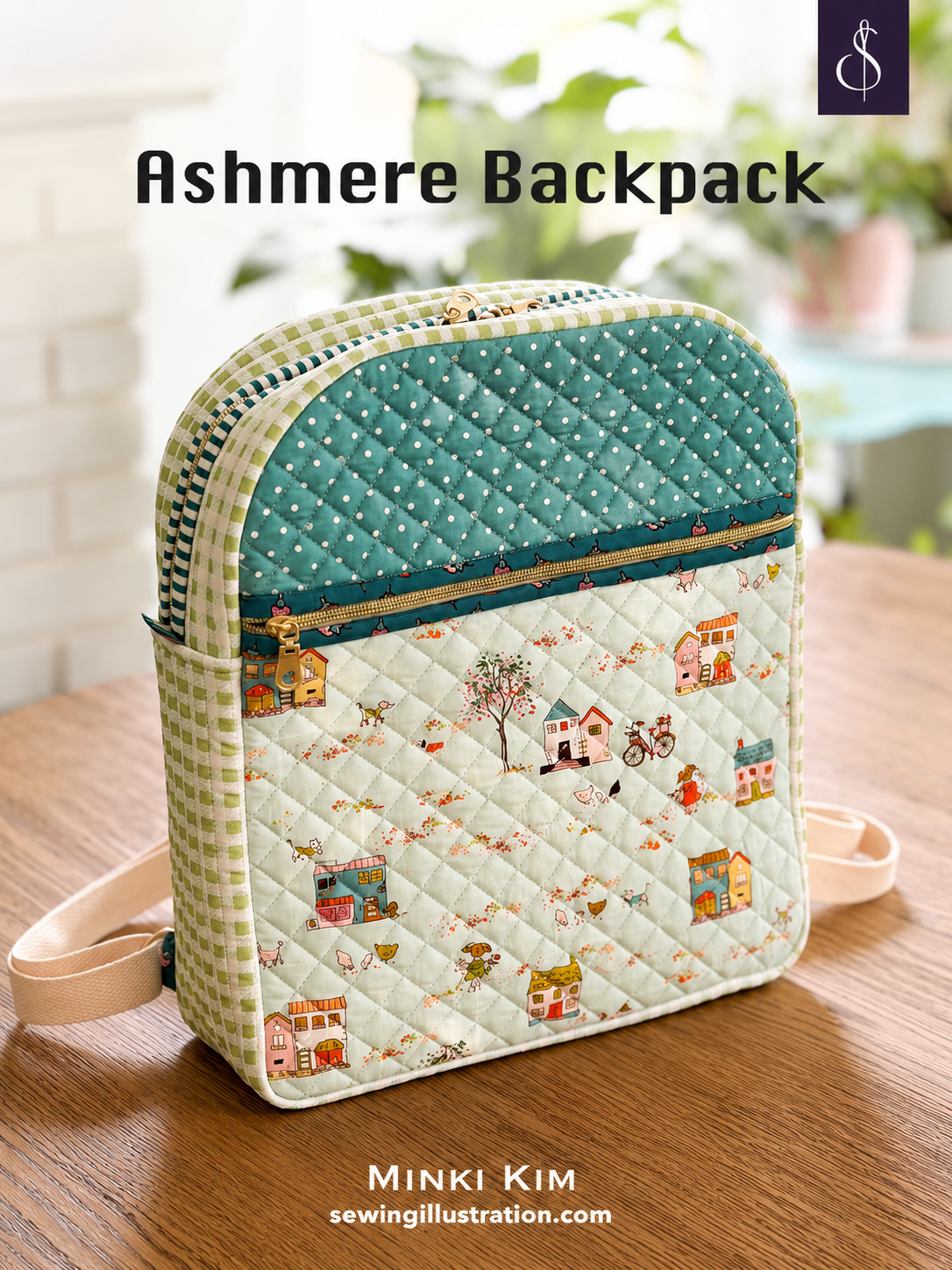 Ashmere Backpack Pattern | Minki Kim | Beginner-Friendly Sewing Pattern | In Stock