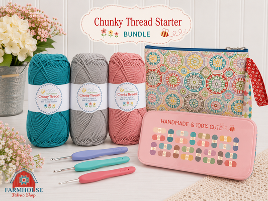 Chunky Thread Starter Bundle – Peacock Colorway | Lori Holt