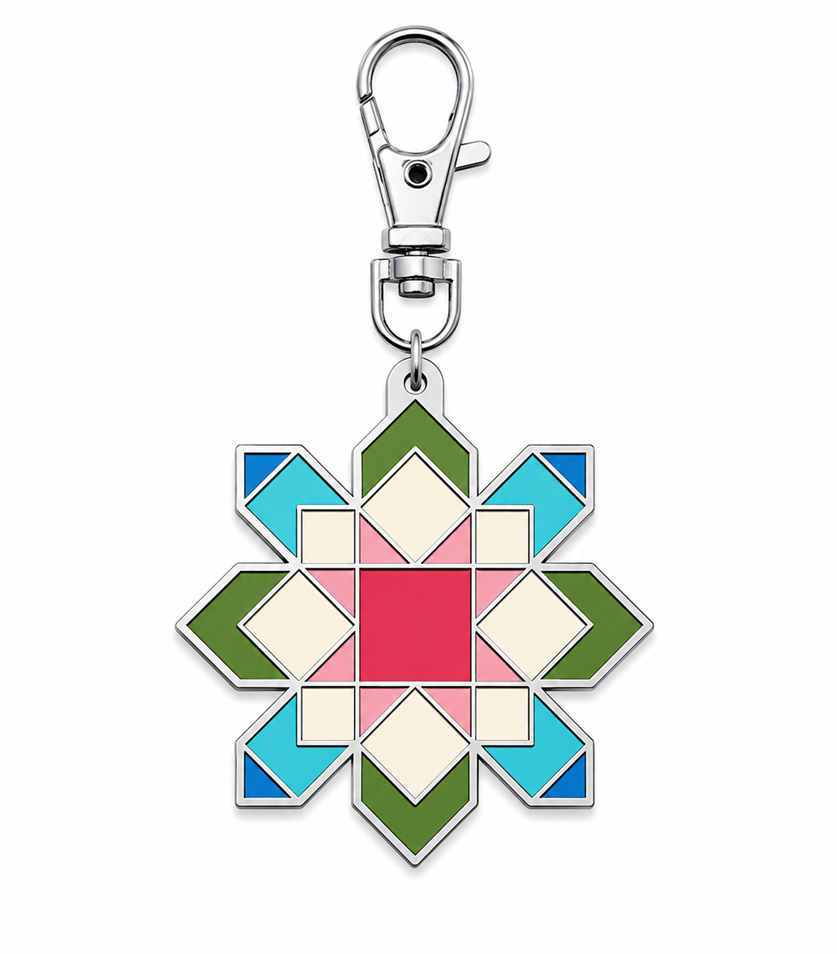 Quilt Star Enamel Charm | Riley Blake Designs | 50% Deposit Preorder | September 2026