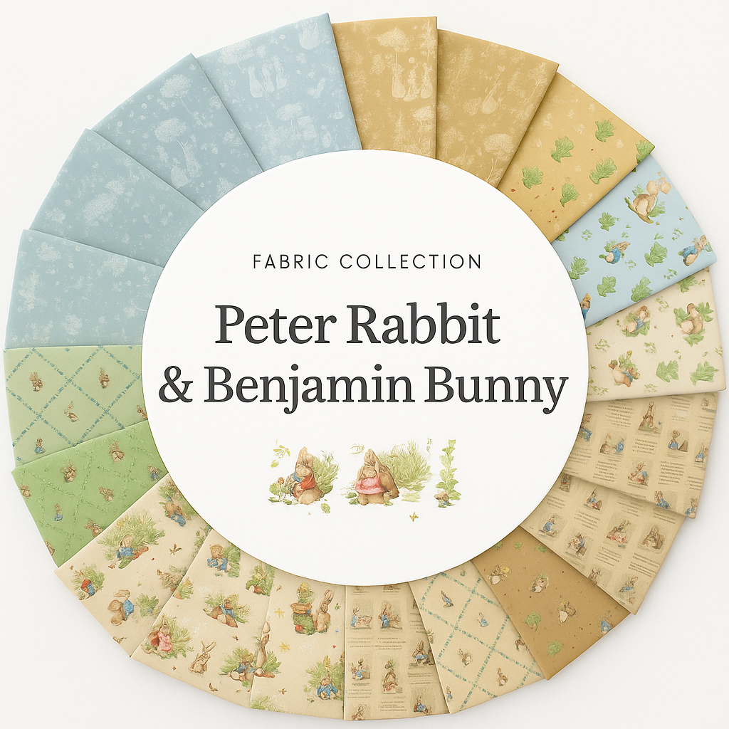 Peter Rabbit™ & Benjamin Bunny™ 10” Stacker – 42pc Layer Cake – Riley Blake Designs – Beatrix Potter