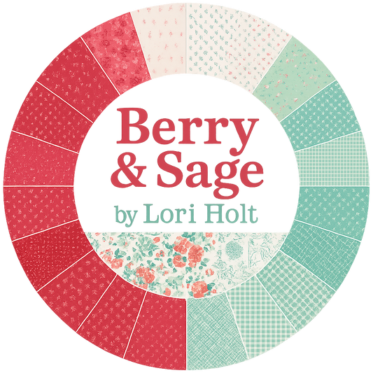 Preorder – Berry & Sage Fat Quarter Bundle by Lori Holt – 21 Prints