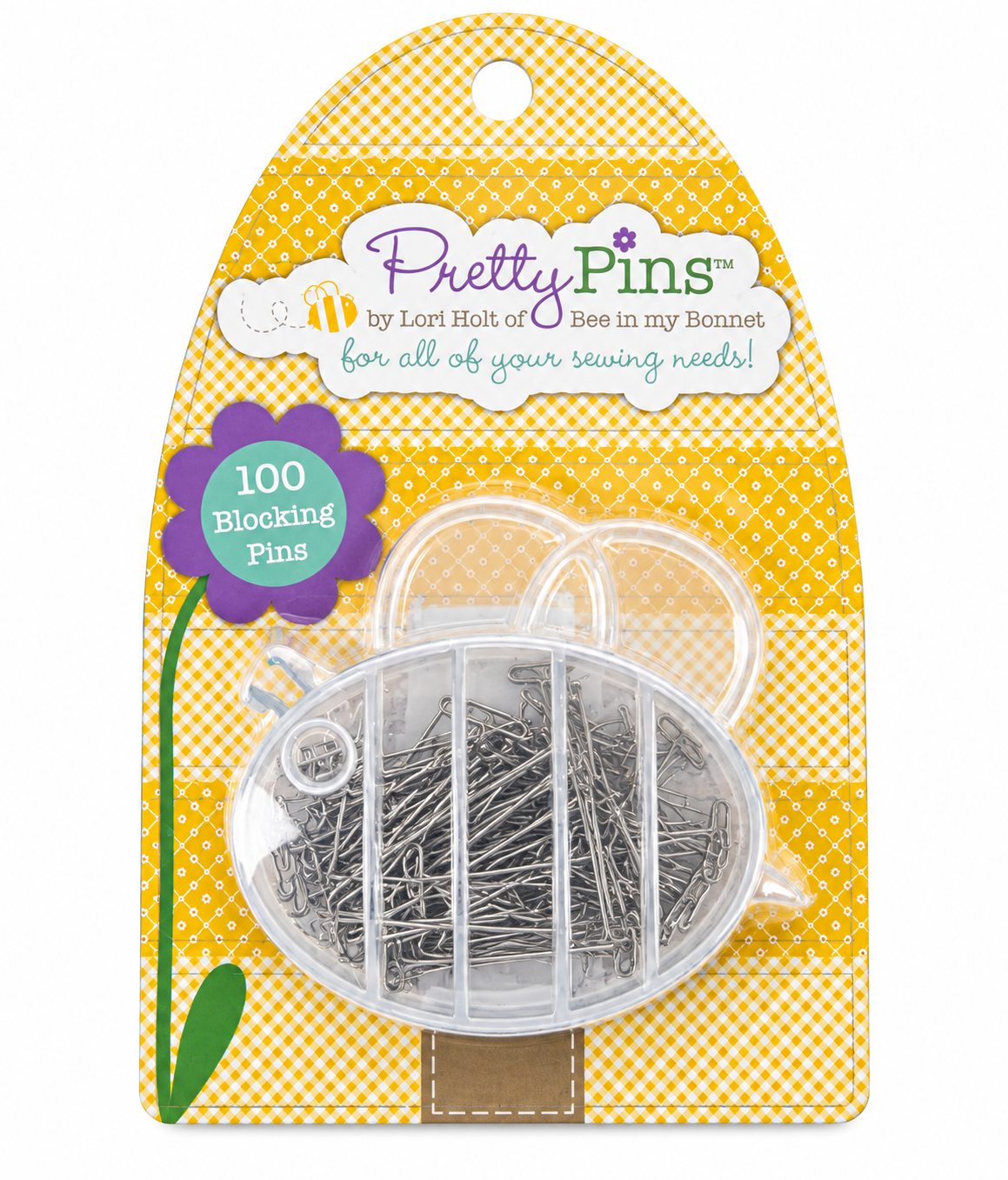 Lori Holt Rustproof Blocking Pretty Pins™ – 100 Count | Bee Container