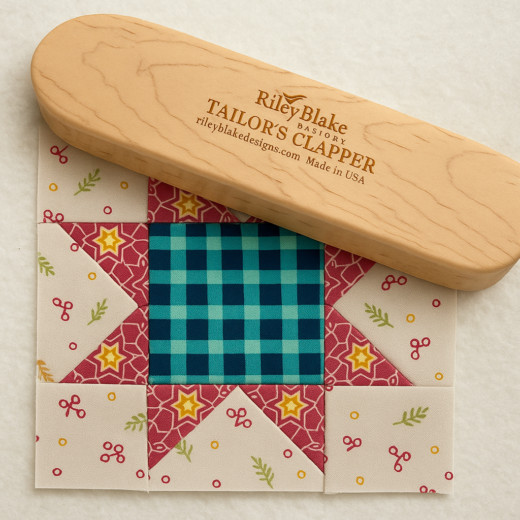 Riley Blake Designs 12” Tailor’s Clapper | Premium Hardwood Seam-Setting Tool