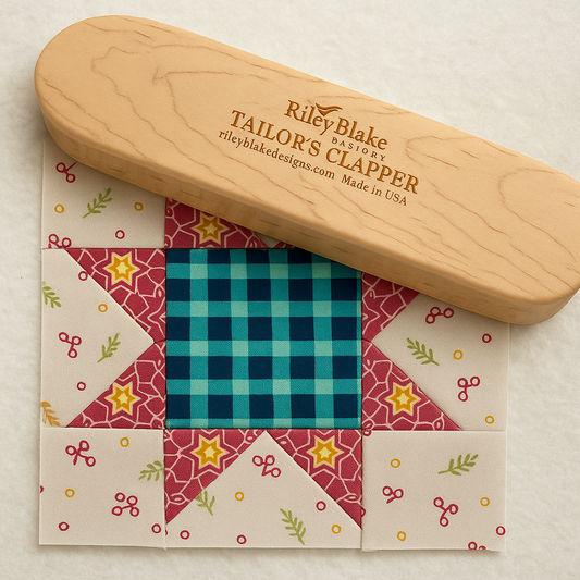 Riley Blake Designs 12” Tailor’s Clapper | Premium Hardwood Seam-Setting Tool