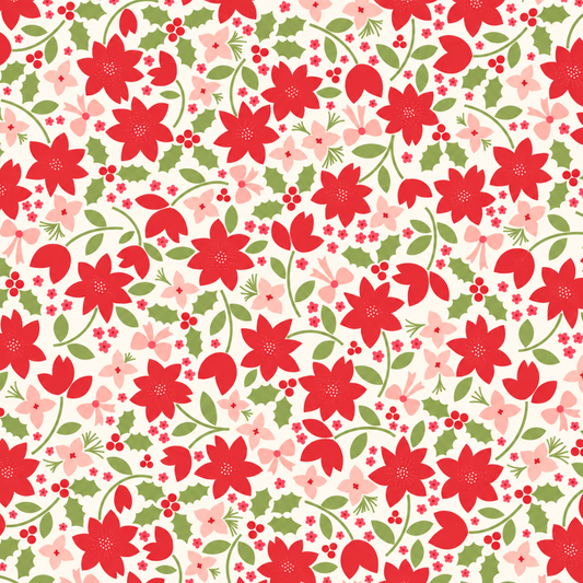 My Sew Quilty Life December Darling Christmas Shop BOM Backing Set – 50% Deposit June 2027 Preorder