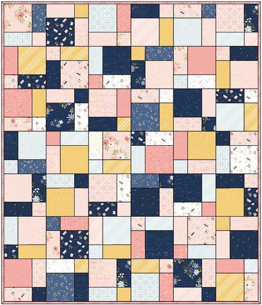 Easy Bake Quilt Pattern – Cluck Cluck Sew – Layer Cake Friendly – Beginner Quilt Pattern