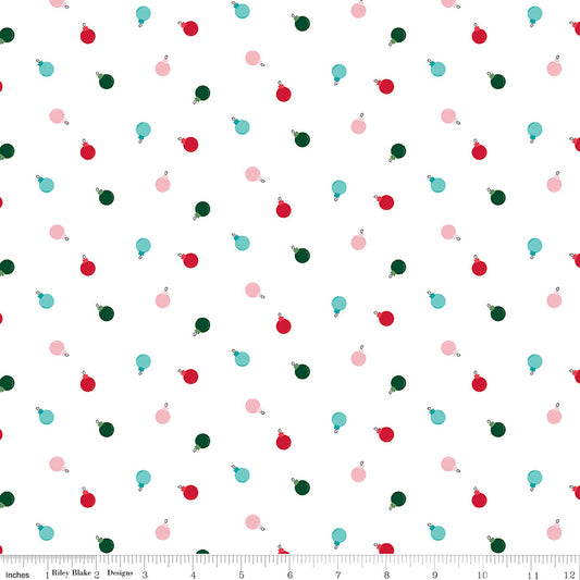Tinsel & Twinkle Ornaments White – 50% Deposit June 2027 Preorder