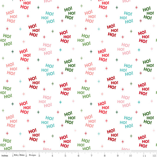 Tinsel & Twinkle Ho Ho Ho White – 50% Deposit June 2027 Preorder
