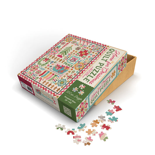 Home for Christmas Quilt Puzzle – Lori Holt | 500 Pieces | 50% Deposit Preorder | July 2027