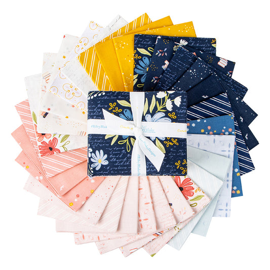 Between the Pages Fat Quarter Bundle – 28 Pieces – Fran Gulick for Riley Blake Designs
