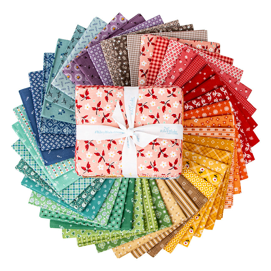🐝 Bee Bundle Limited Edition Colors – Fat Quarter Bundle by Lori Holt of Bee in My Bonnet