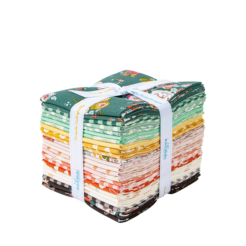 Sunset Ridge Fat Quarter Bundle | 24-Piece Precut Bundle by Minki Kim for Riley Blake Designs