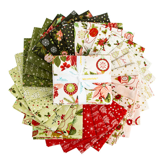 Glisten Fat Quarter Bundle – 27 Precut Fabrics by Sandy Gervais for Riley Blake Designs