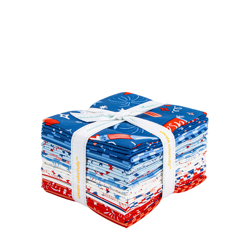 Firecracker Fat Quarter Bundle – My Mind’s Eye – Riley Blake Designs