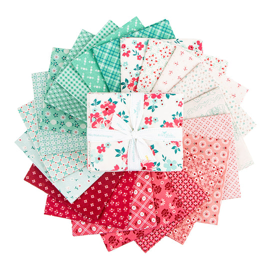 Berry & Sage Fat Quarter Bundle by Lori Holt – 21 Prints