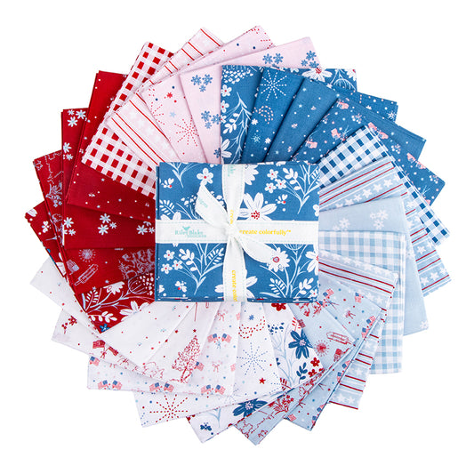 Firework Fields Fat Quarter Bundle (24) by Gracey Larson | Riley Blake Designs